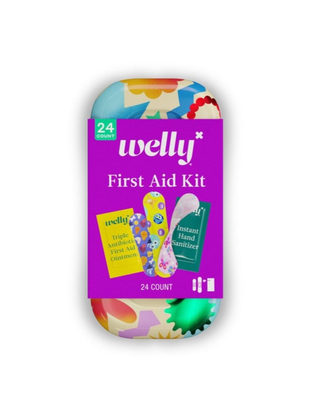 WELLY On-The-Go First Aid Kit Energy Burst - 24 CT NEW NIB